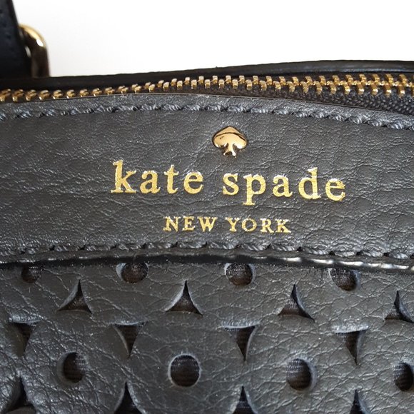 Kate Spade Dark Gray Satchel, EUC - Picture 6 of 11